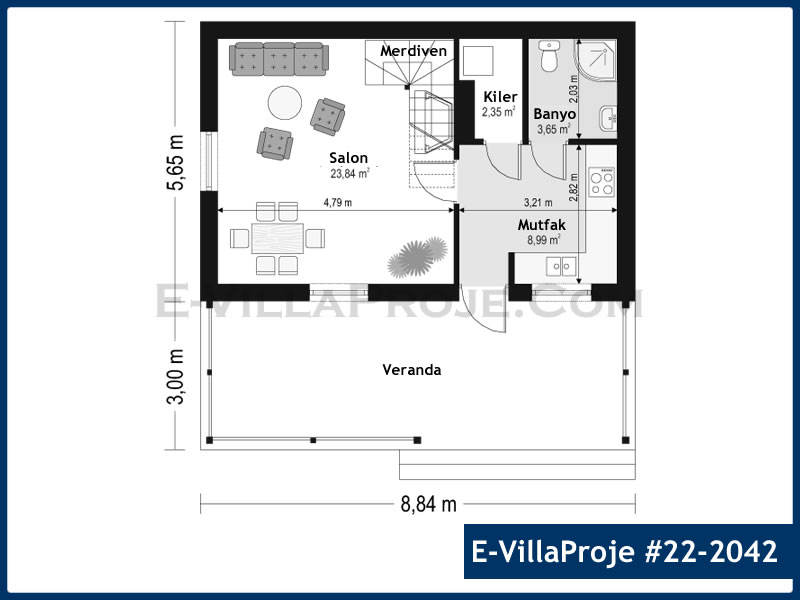 Ev Villa Proje #22 - 2042 Detay 2