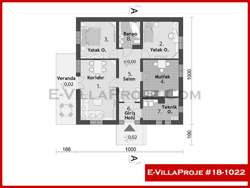 Ev Villa Proje #18 - 1022 Detay 2