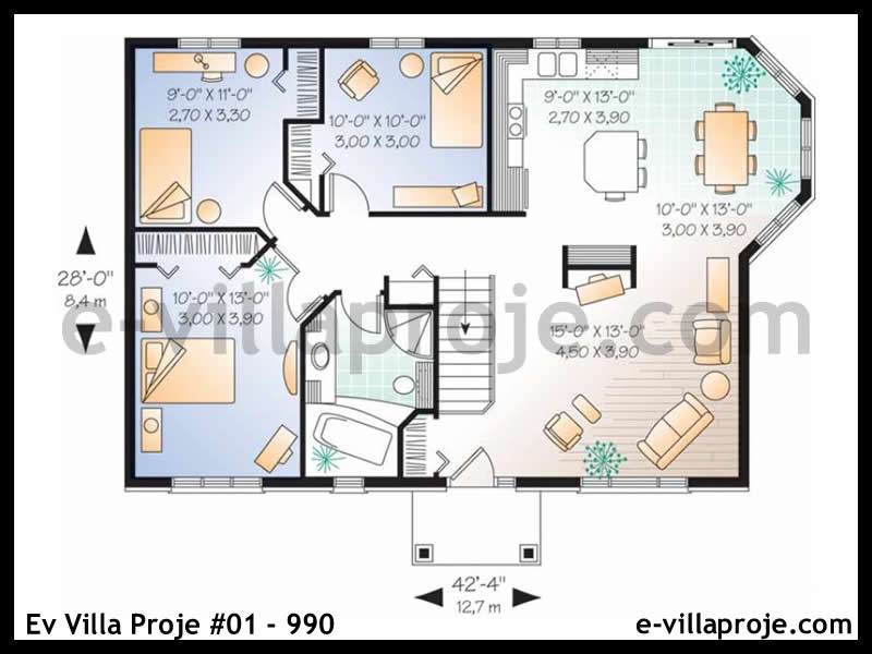 Ev Villa Proje #01 â- 990 Detay 2