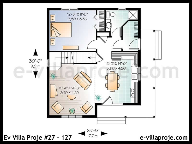 Ev Villa Proje #27 - 127 Detay 2