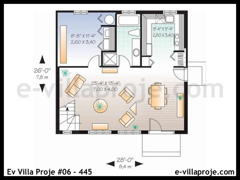 Ev Villa Proje #06 - 445 Detay 2