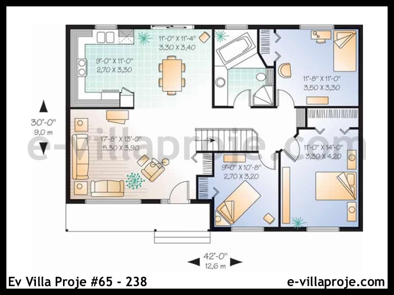 Ev Villa Proje #65 - 238 Detay 2
