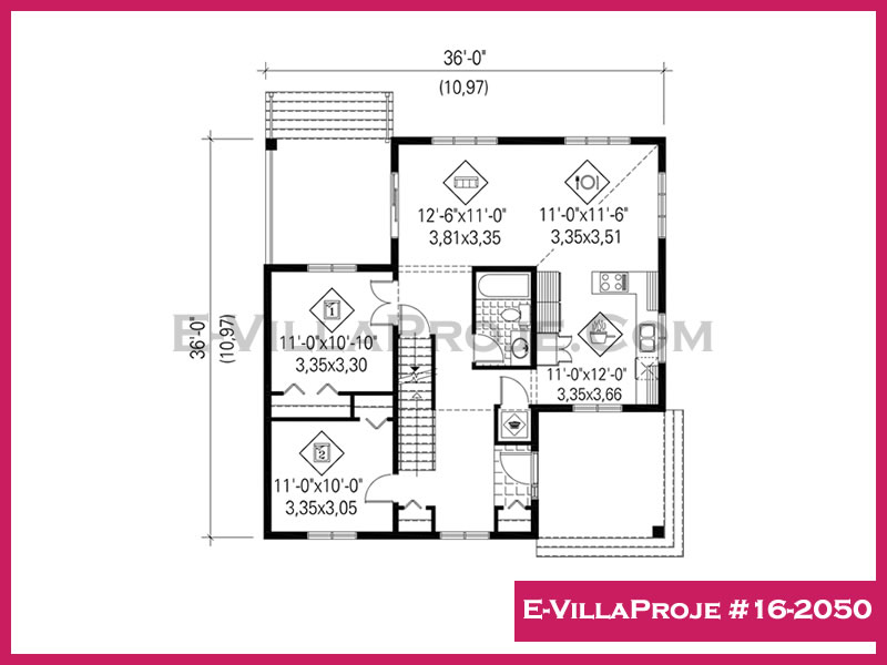 Ev Villa Proje #16 - 2050 Detay 2