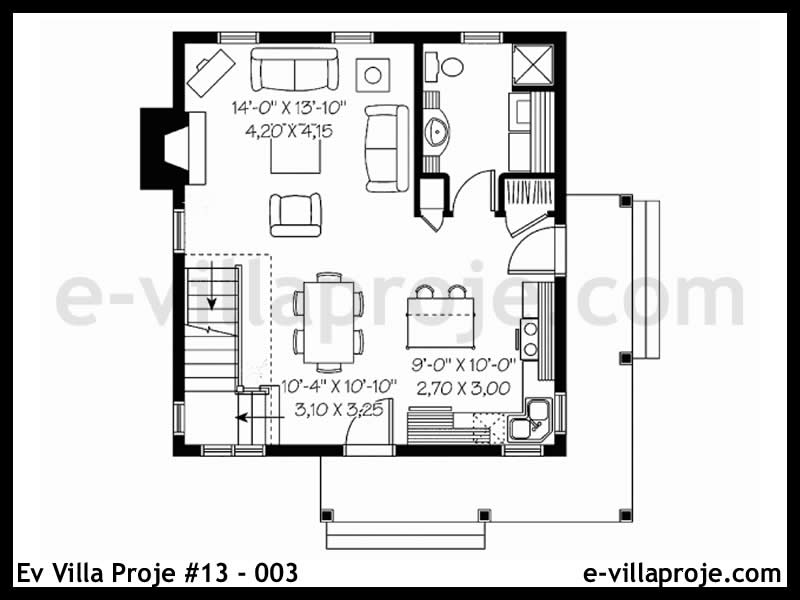 Ev Villa Proje #13 - 003 Detay 2