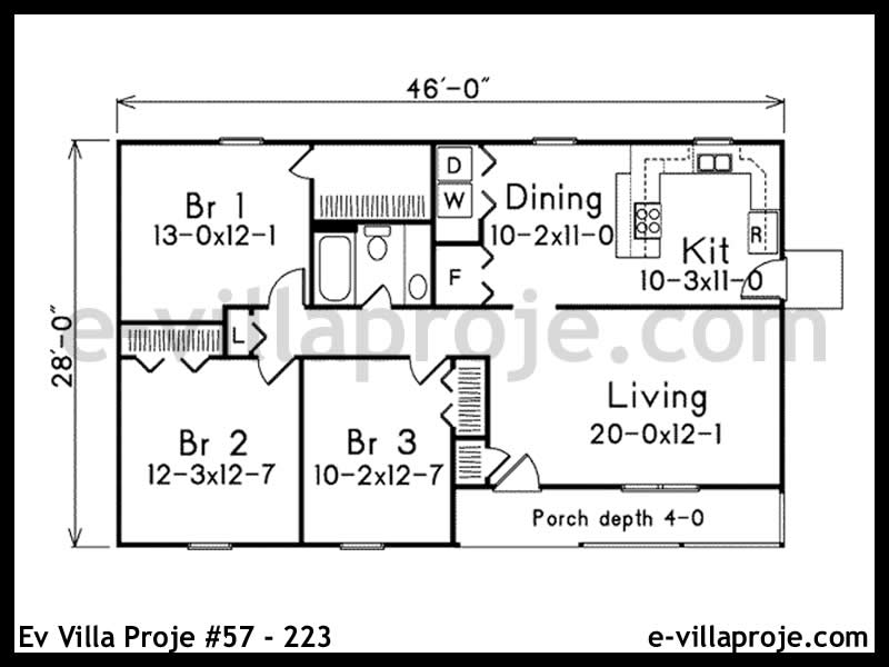 Ev Villa Proje #57 - 223 Detay 2