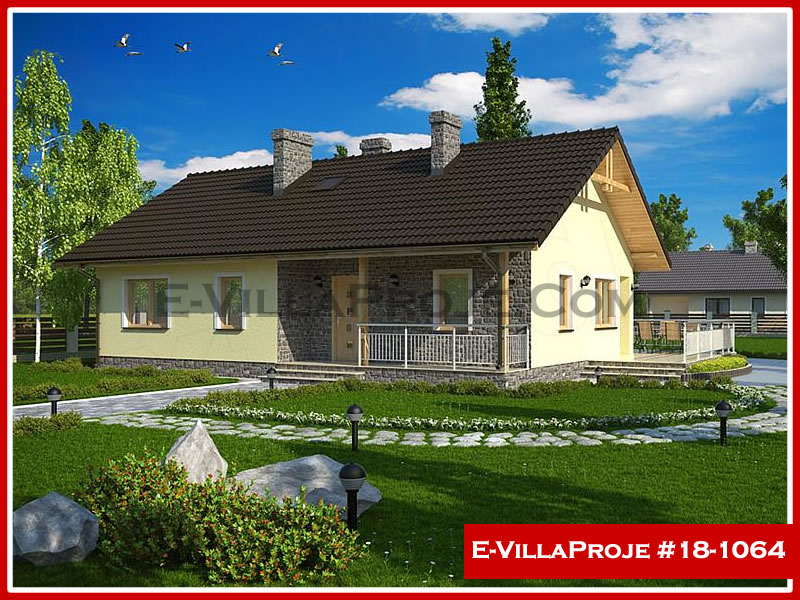 Kayseri Ev Villa Proje #18 - 1064 Anahtar Teslim Çelik Villa