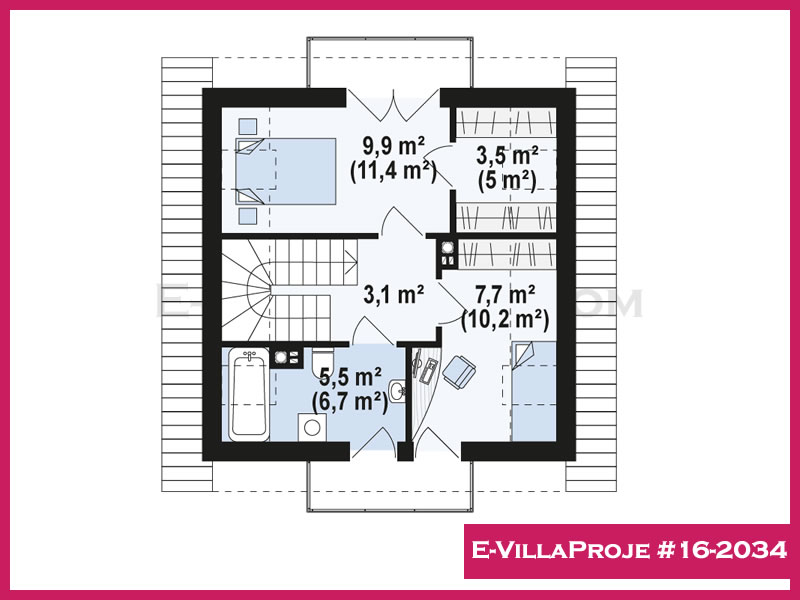 Ev Villa Proje #16 - 2034 Detay 3