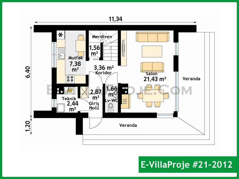 Ev Villa Proje #21 - 2012 Detay 2