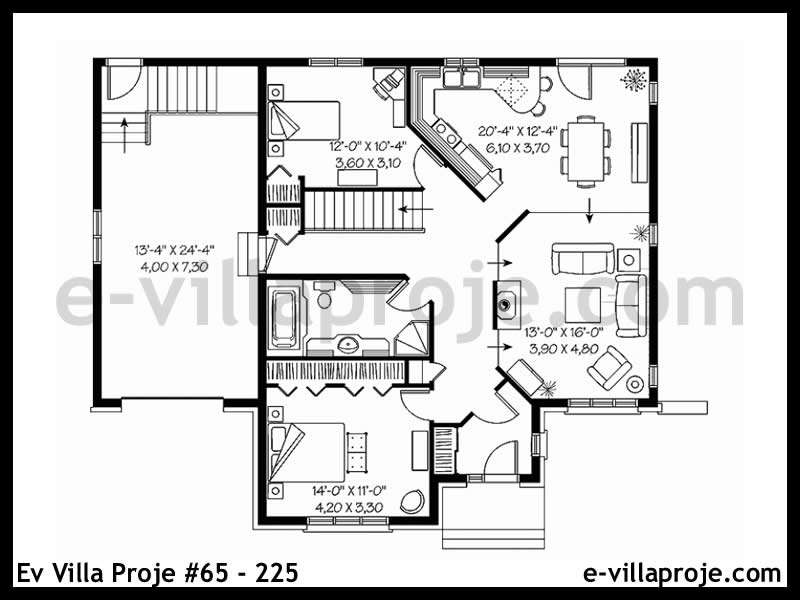 Ev Villa Proje #65 - 225 Detay 2