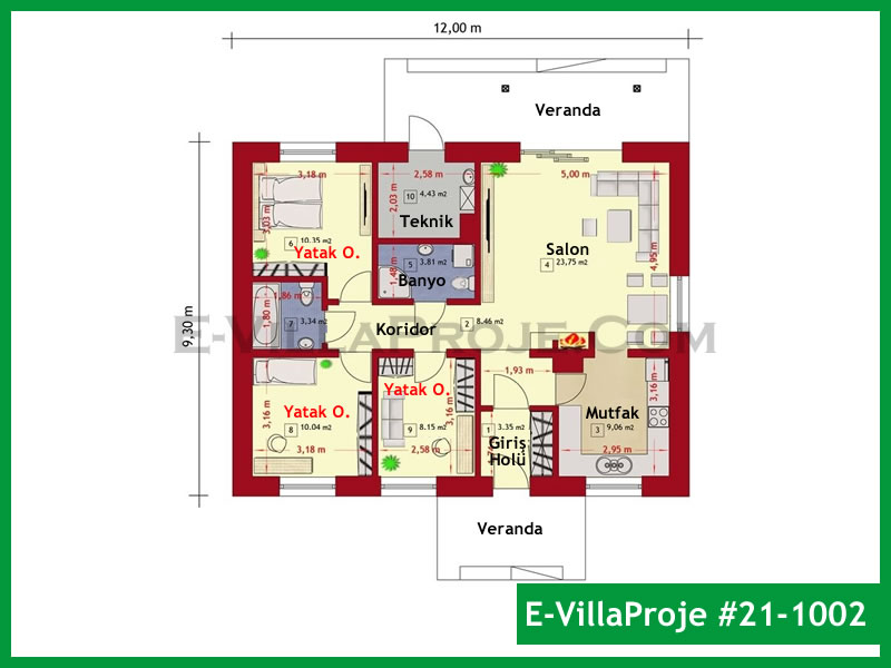 Ev Villa Proje #21 - 1002 Detay 2