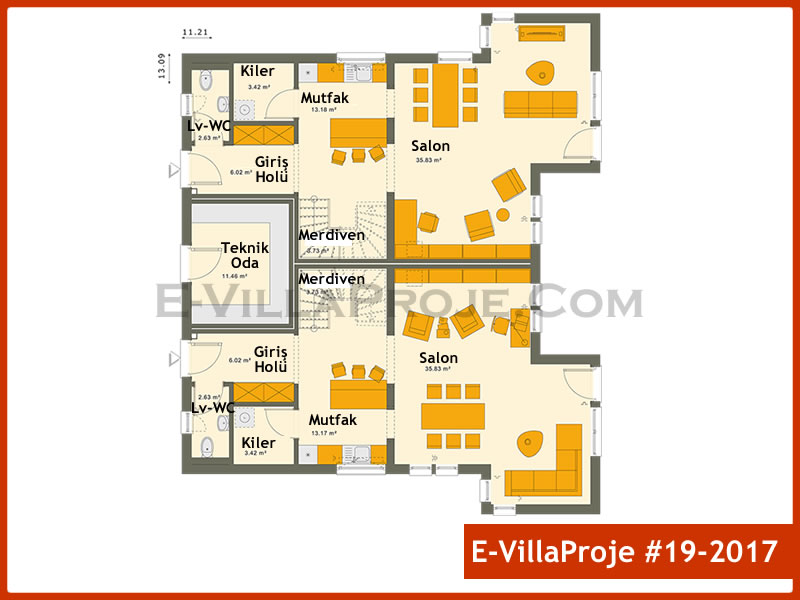 Ev Villa Proje #19 - 2017 Detay 2