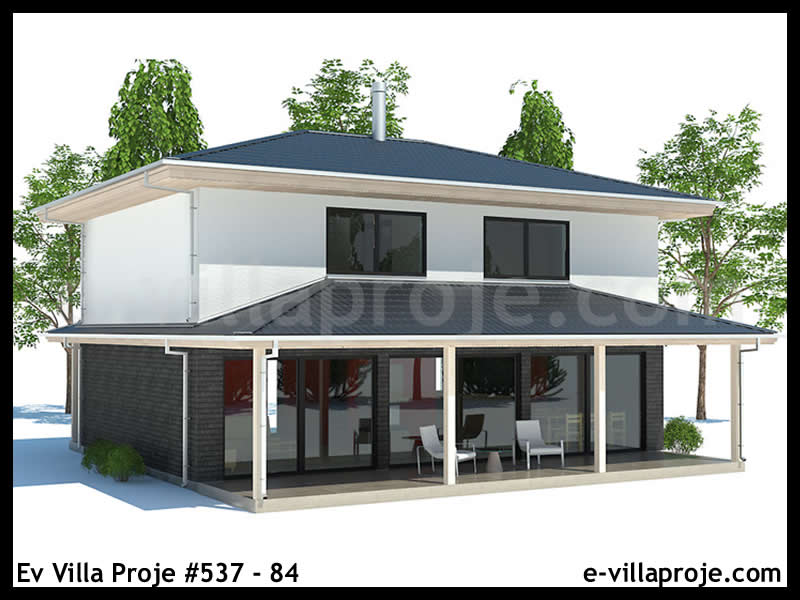 Kayseri Ev Villa Proje #537 - 84 Anahtar Teslim Çelik Villa