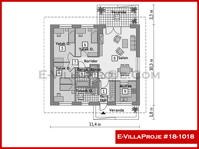 Ev Villa Proje #18 - 1018 Detay 2