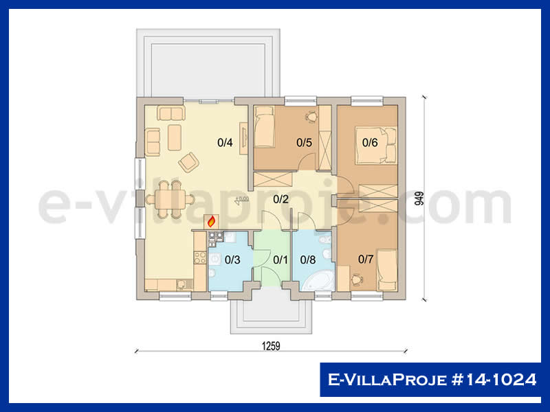 Ev Villa Proje #14 - 1024 Detay 2