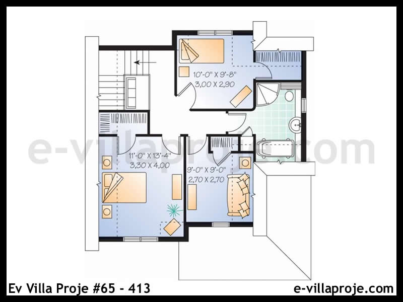 Ev Villa Proje #65 - 413 Detay 3
