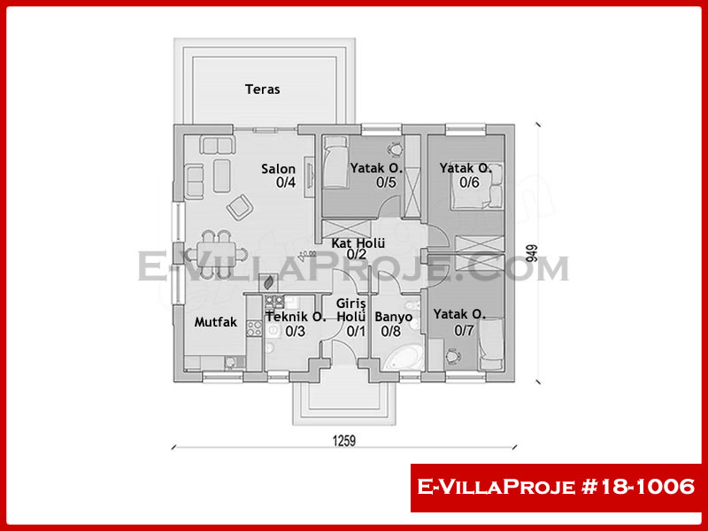 Ev Villa Proje #18 - 1006 Detay 2