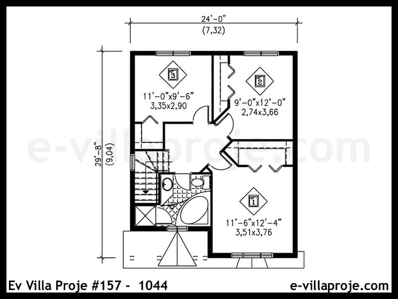 Ev Villa Proje #157 - 1044 Detay 3