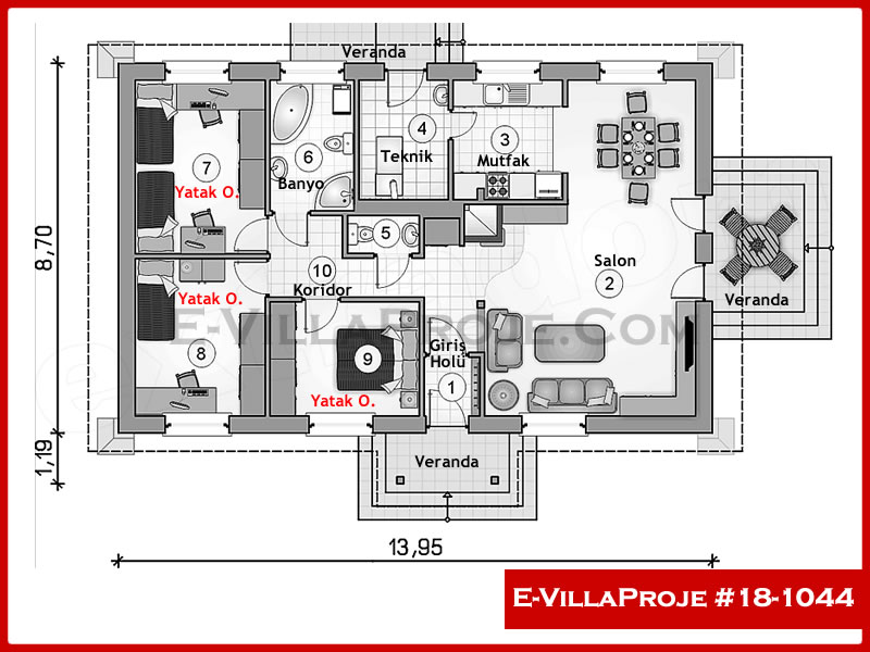 Ev Villa Proje #18 - 1044 Detay 2