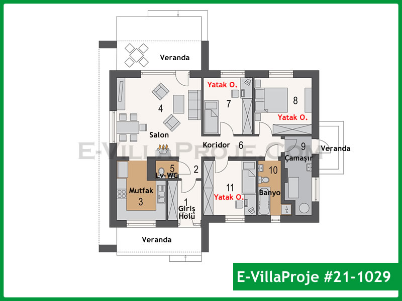 Ev Villa Proje #21 - 1029 Detay 2