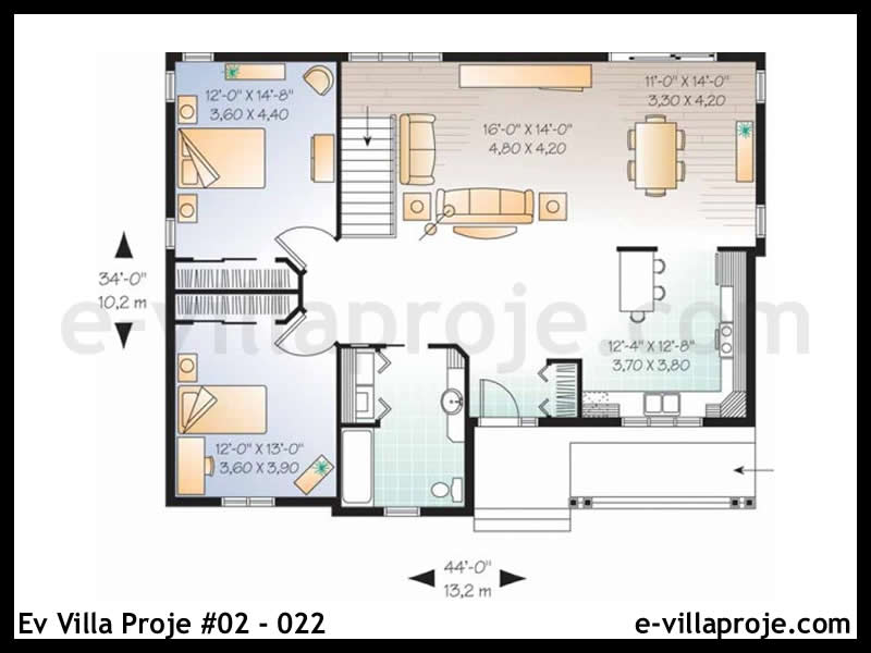 Ev Villa Proje #02 - 022 Detay 2