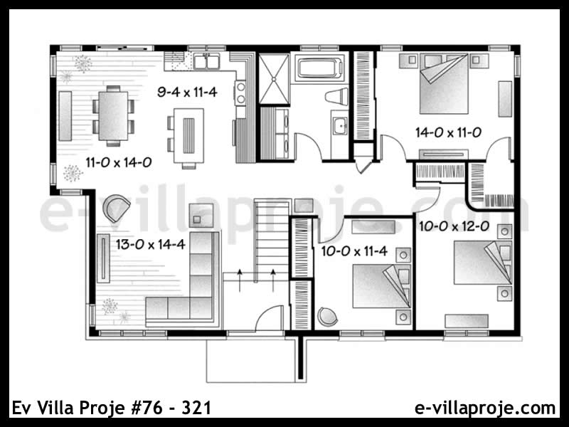 Ev Villa Proje #76 - 321 Detay 2