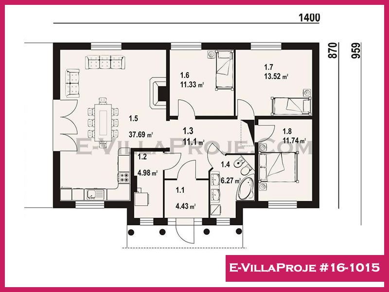 Ev Villa Proje #16 - 1015 Detay 2