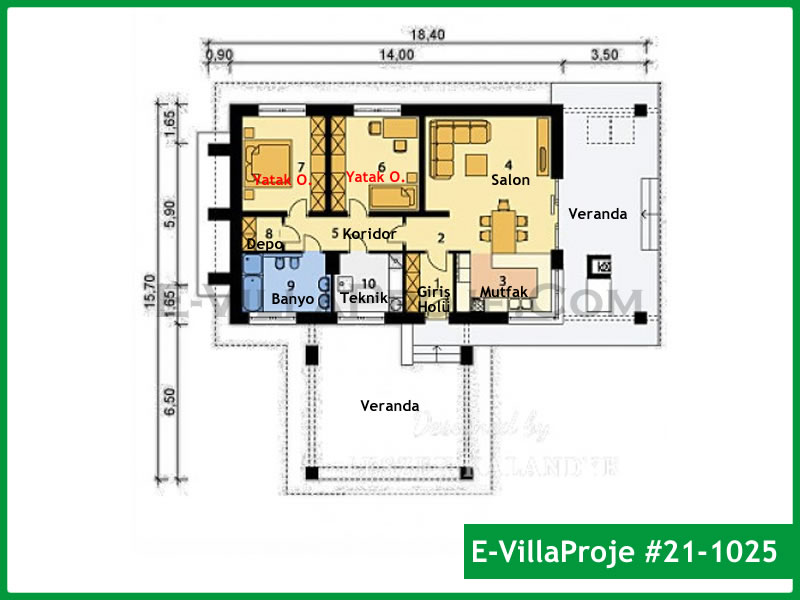 Ev Villa Proje #21 - 1025 Detay 2