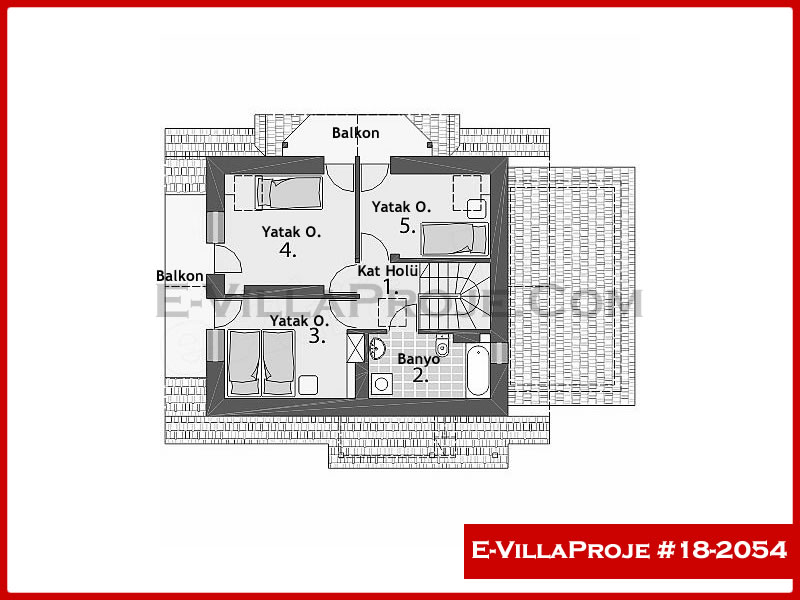 Ev Villa Proje #18 - 2054 Detay 3