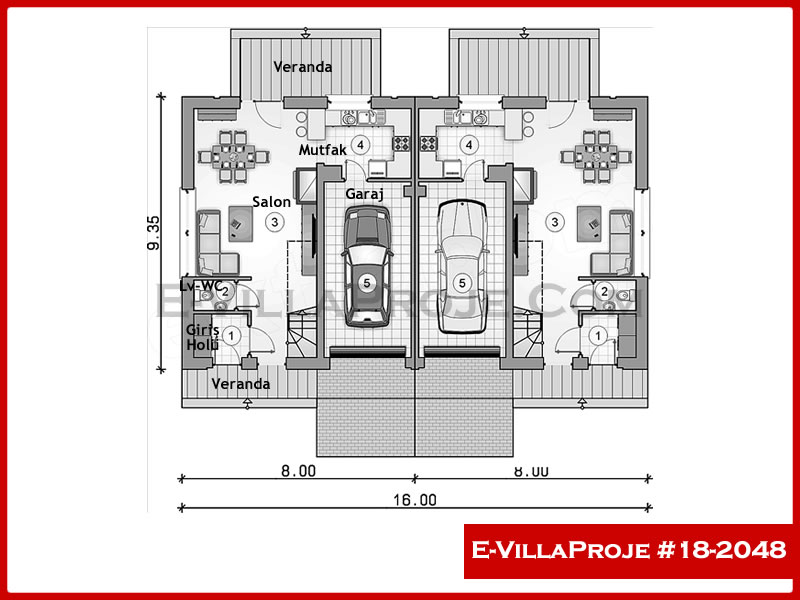 Ev Villa Proje #18 - 2048 Detay 2