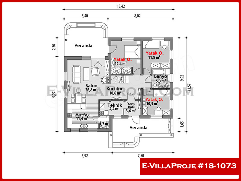 Ev Villa Proje #18 - 1073 Detay 2