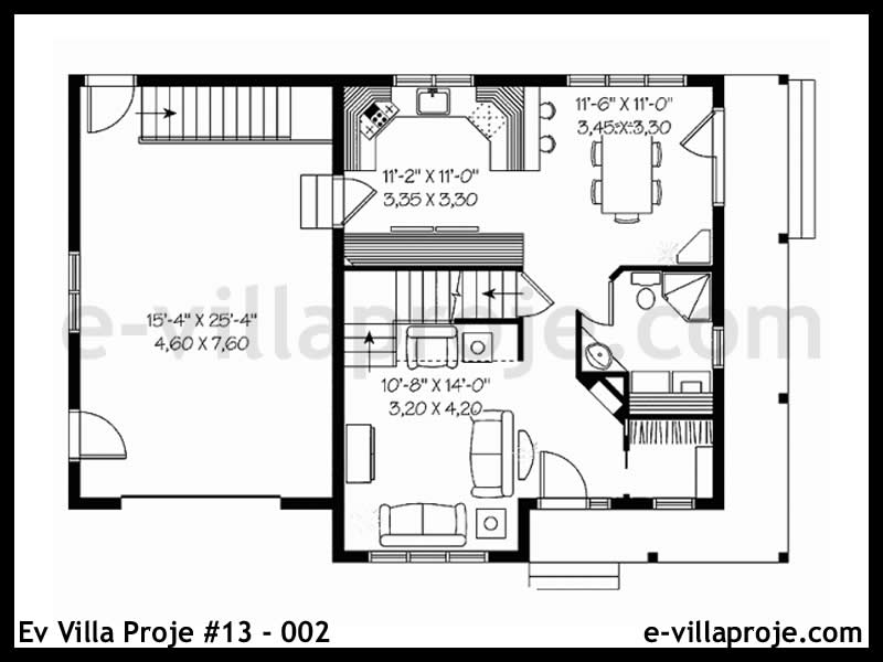 Ev Villa Proje #13 - 002 Detay 2