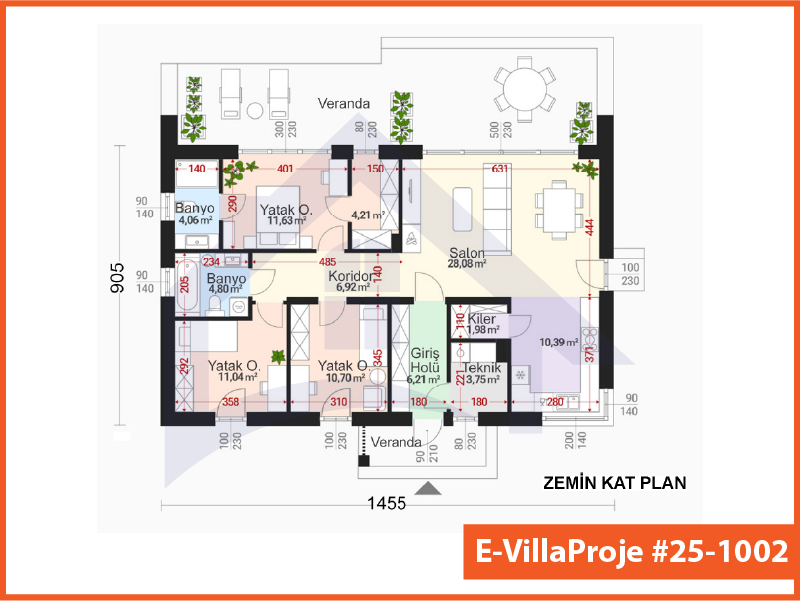 Ev Villa Proje #25 - 1002 Detay 2