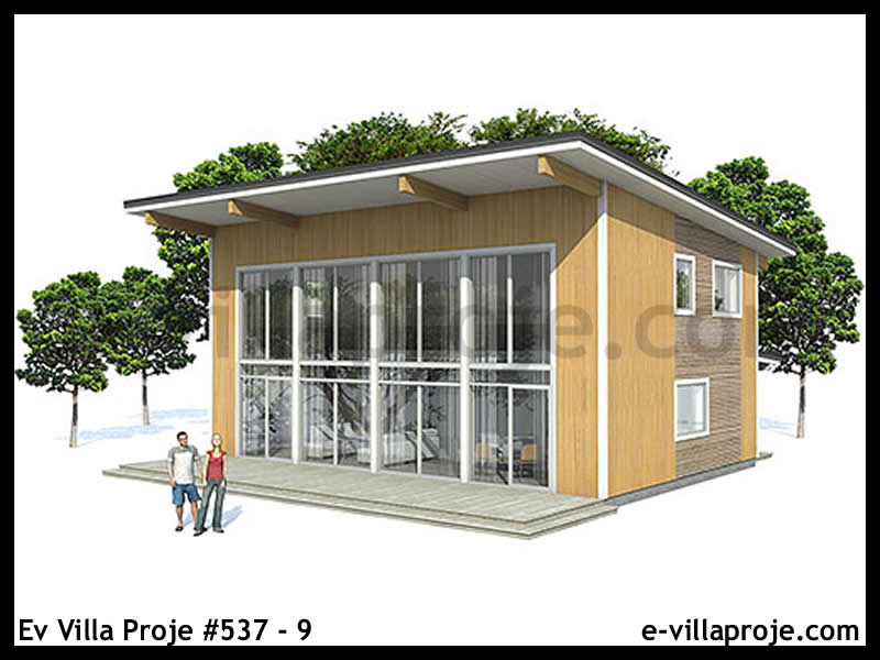 Kars Ev Villa Proje #537 - 9 Anahtar Teslim Çelik Villa