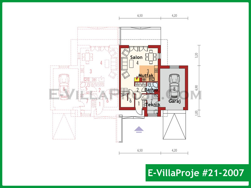 Ev Villa Proje #21 - 2007 Detay 2