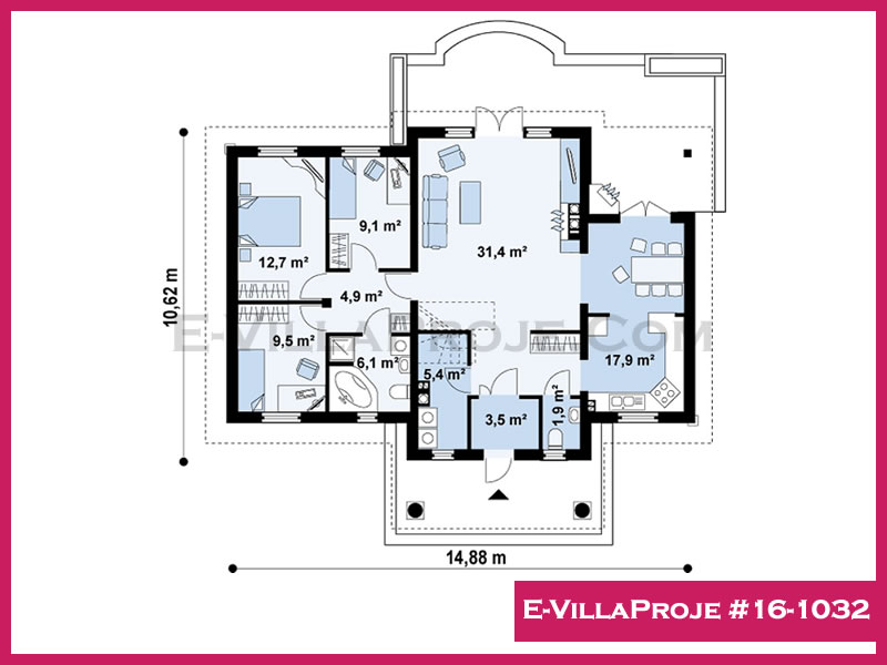 Ev Villa Proje #16 - 1032 Detay 2