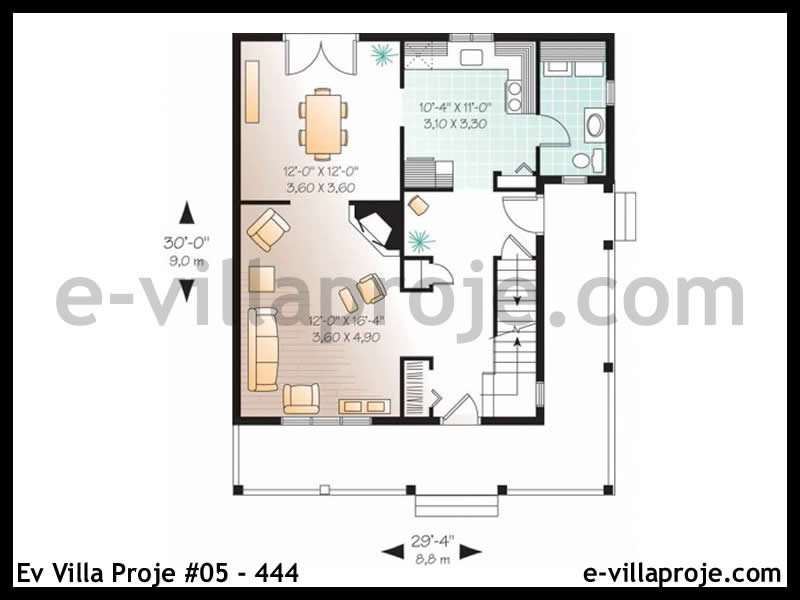 Ev Villa Proje #05 - 444 Detay 2