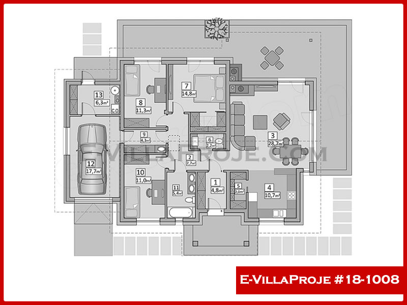 Ev Villa Proje #18 - 1008 Detay 2