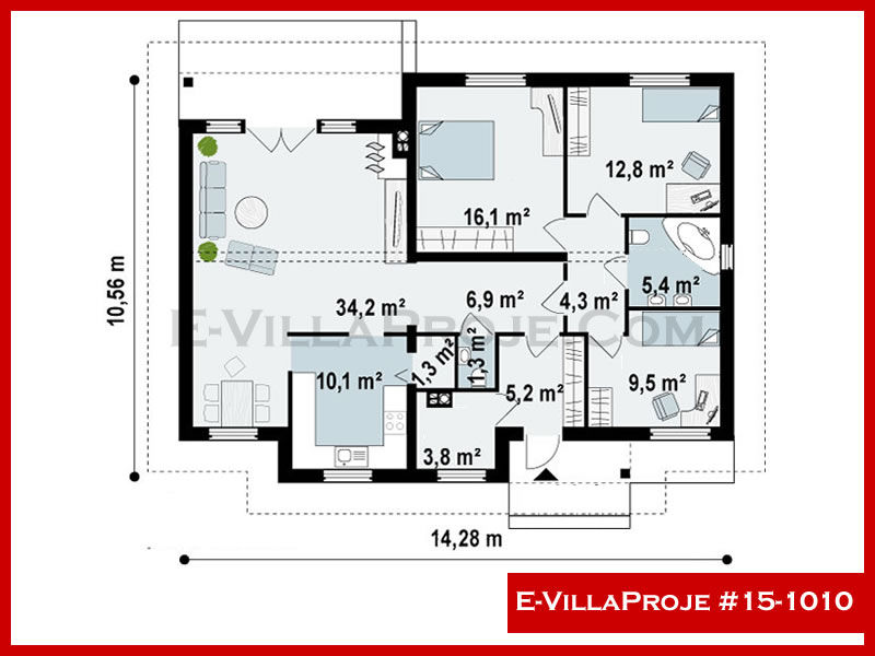 Ev Villa Proje #15 - 1010 Detay 2