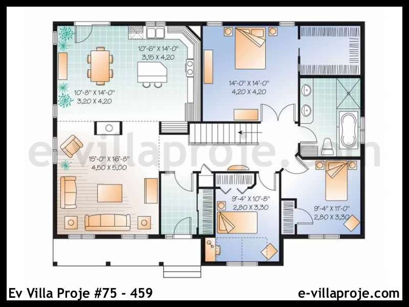 Ev Villa Proje #75 - 459 Detay 2