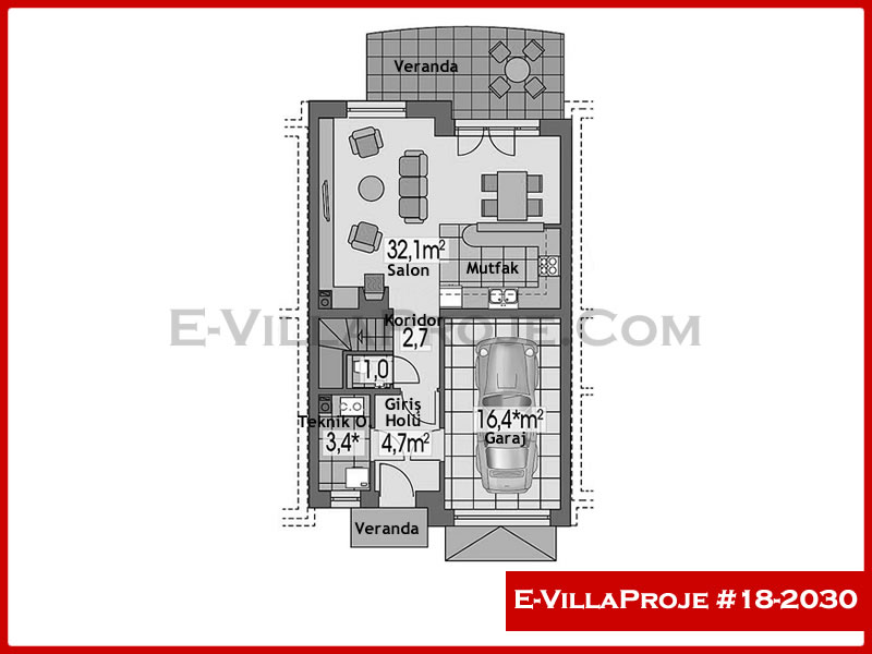 Ev Villa Proje #18 - 2030 Detay 2