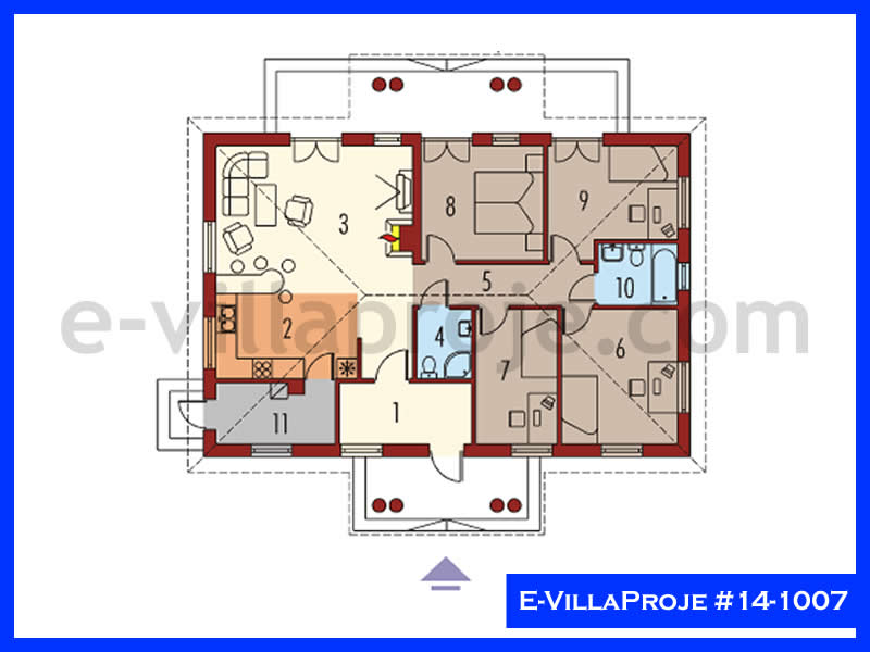 Ev Villa Proje #14 - 1007 Detay 2