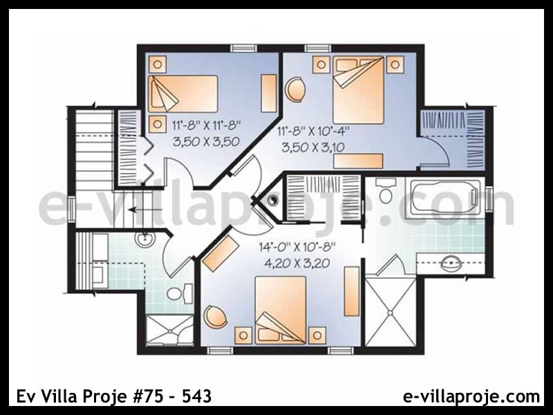 Ev Villa Proje #75 â- 543 Detay 3