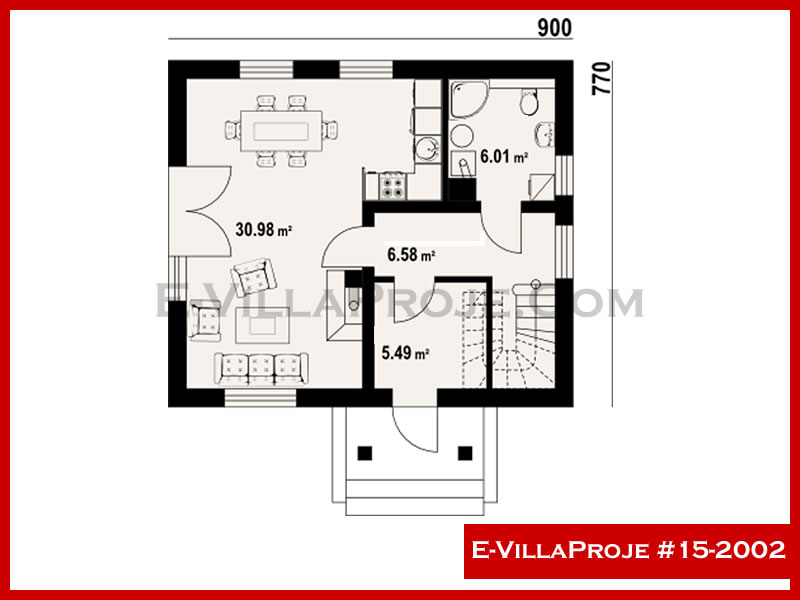 Ev Villa Proje #15 - 2002 Detay 2