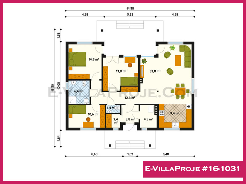 Ev Villa Proje #16 - 1031 Detay 2