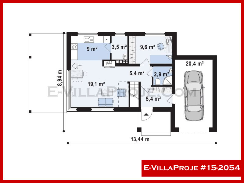 Ev Villa Proje #15 - 2054 Detay 2
