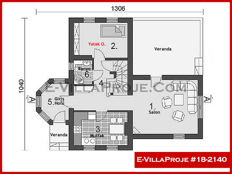 Ev Villa Proje #18 - 2140 Detay 2