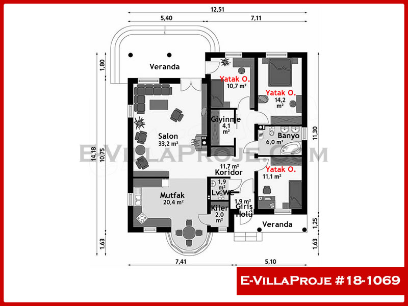 Ev Villa Proje #18 - 1069 Detay 2