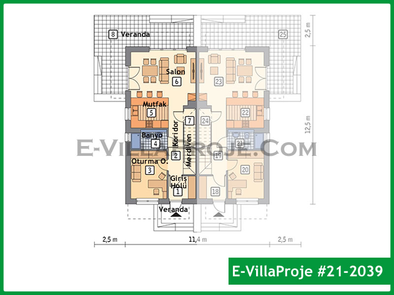 Ev Villa Proje #21 - 2039 Detay 2