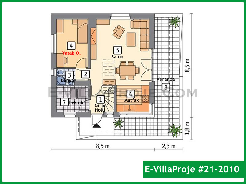 Ev Villa Proje #21 - 2010 Detay 2