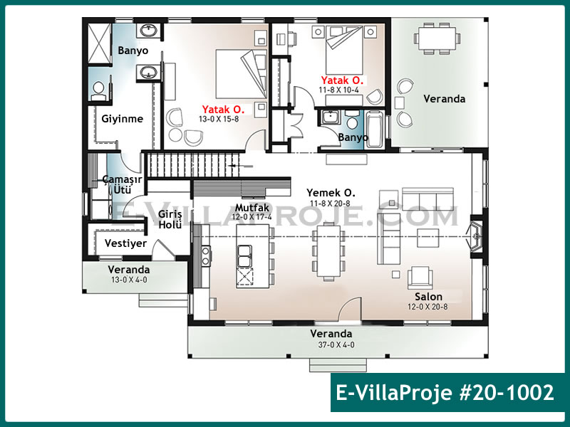 Ev Villa Proje #20 - 1002 Detay 2